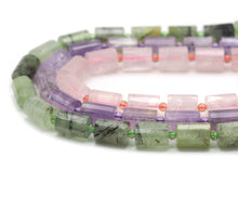 Load image into Gallery viewer, Natural Faceted Cylinder Gemstone Beads, 10x14mm, Sku#HY14