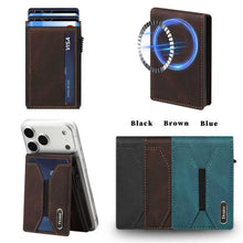 Load image into Gallery viewer, Premium Leather Pop-Up Card Wallet with RFID Protection - Automatic Card Holder