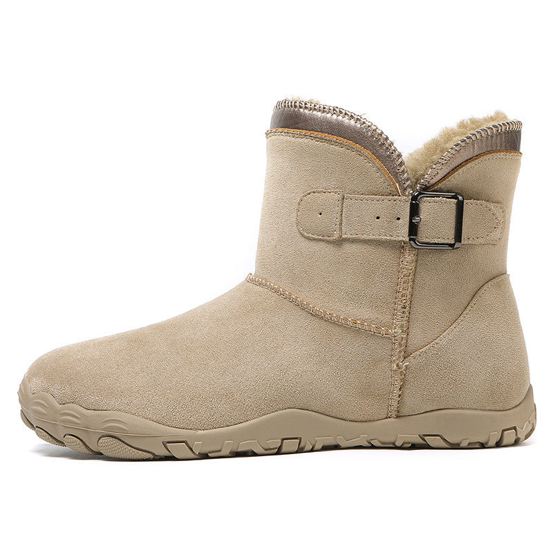 Unisex Warm Fleece-Lined Snow Boots | Waterproof Winter Boots for Men & Women