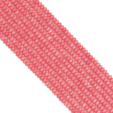 Load image into Gallery viewer, 4x6mm Quality Pink Coral Smooth Rondelle Beads, Sku#U1973
