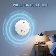 Load image into Gallery viewer, Smoke and Fire Detector Alarm – Portable Photoelectric Fire Alarm with Silence Button