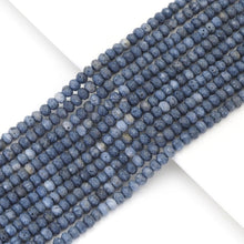 Load image into Gallery viewer, Genuine Blue Coral Faceted Rondelle Beads, Sku#U1673