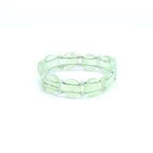 Load image into Gallery viewer, 14mm Faceted Coin Prehnite Stretchy Bracelet, Sku#U1996