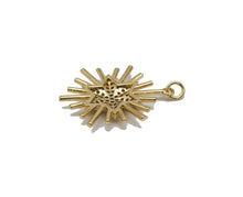Load image into Gallery viewer, Gold CZ Shiny Star Light Beam Charm, Sku#LK713