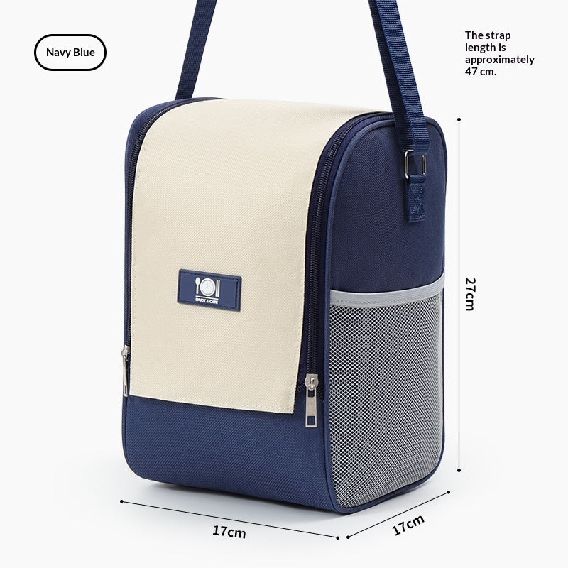 Insulated Lunch Box Bag | Round & Square Thermal Tote with Aluminum Foil Lining