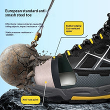 Load image into Gallery viewer, Men's Steel Toe Safety Shoes – Crush-Resistant, Puncture-Proof, Waterproof &amp; Lightweight Work Boots