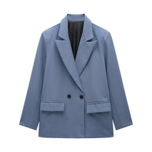 Load image into Gallery viewer, Summer Casual Relaxed-fit Double-breasted Blazer