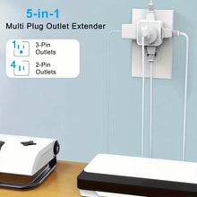 Load image into Gallery viewer, Multi-Function Socket Adapter – Five-Way Wall Extension