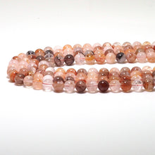 Load image into Gallery viewer, Genuine Red Hematoid Quartz Round Smooth Beads, 6mm/8mm/10mm, Sku#U1598