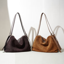 Load image into Gallery viewer, Large Capacity Genuine Leather Boston Tote Bag