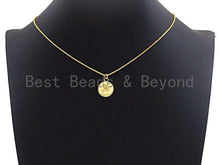 Load image into Gallery viewer, Zodiac Signs On Round Coin Shape Pendant/Charm, Astrology Signs Pendant, tweleve constellations, Sku#Z601