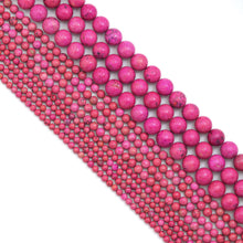 Load image into Gallery viewer, Rose Color Jade Round Smooth Beads, Sku#U2232