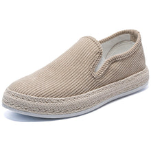 Load image into Gallery viewer, Men's Casual Slip-On Loafer Shoes – Lightweight Flat Heel | Black Beige Gray