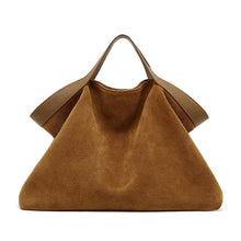 Load image into Gallery viewer, High-Capacity Genuine Leather Commuter Tote Bag