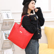 Load image into Gallery viewer, Diamond-Embossed Large-Capacity Tote Bag