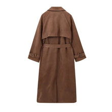 Load image into Gallery viewer, European And American Style Women's Clothing Double-button Jacket Lapel Trench Coat