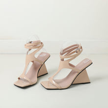 Load image into Gallery viewer, Women's Bow-Tie Slingback Flat Shoes - Round Toe Low Heel Summer Casual Shoes