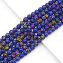Load image into Gallery viewer, Galaxy Jade Round Smooth Beads, Sku#U1730