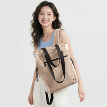 Load image into Gallery viewer, Urban Minimalist Canvas Backpack - Computer Student School Bag