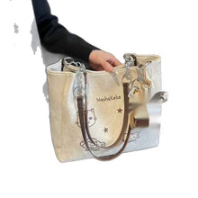 Load image into Gallery viewer, Large Canvas Tote Bag – Spacious Everyday Shoulder Bag