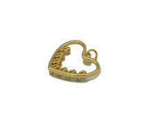 Load image into Gallery viewer, CZ Heart Frame Charm, Sku#LK641