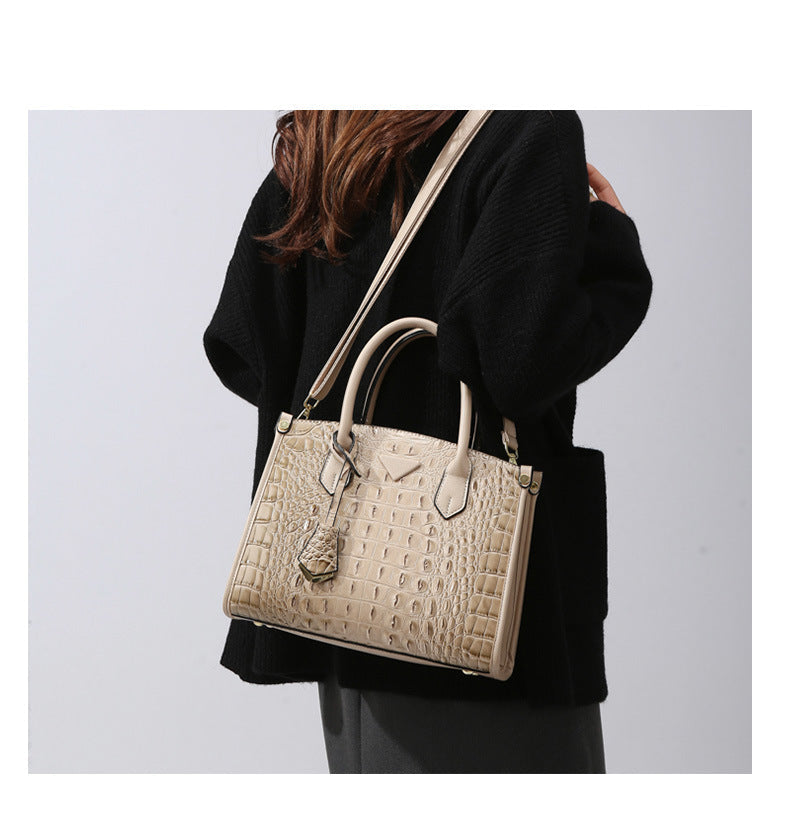 Vintage Crossbody Statement Handbag Set for Women - PU Leather Retro Shoulder Bag