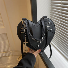 Load image into Gallery viewer, Korean-style Cute Niche Heart-shaped Shoulder Crossbody Bag