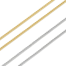 Load image into Gallery viewer, Dainty Thin Flat cuban link chain by Yard, sku#B377
