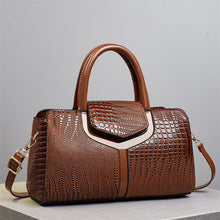 Load image into Gallery viewer, Large Capacity Women's Tote Crossbody Shoulder Bag – PU Leather Commuter Handbag