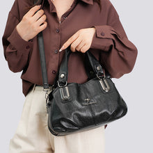 Load image into Gallery viewer, Women's Soft PU Leather Bucket Handbag – Retro European Style