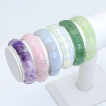 Load image into Gallery viewer, 10x15mm Curved Rectangle Stretchy Bracelet, Sku#U1984