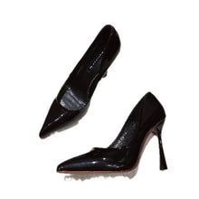 Load image into Gallery viewer, Women's Pointed-Toe Patent Leather Stiletto Heels | Slip-On Dress Pumps