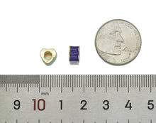 Load image into Gallery viewer, Enamel Heart Spacer Beads, Sku#G432