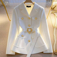 Load image into Gallery viewer, Women's Solid-Color Loose All-Match Cropped Waist-Cinching Coat
