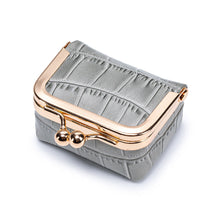 Load image into Gallery viewer, Japanese Leather Coin Wallet with Crocodile Pattern - Genuine Cowhide Wallet for Women