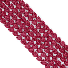 Load image into Gallery viewer, 10x12mm Red Tulip Resin Beads, Sku#U2038