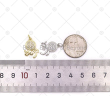Load image into Gallery viewer, CZ Octopus Charm,Sku#JD14