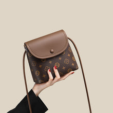 Load image into Gallery viewer, Women's Bucket Shoulder Bag – Patchwork Synthetic Leather Streetwear Handbag
