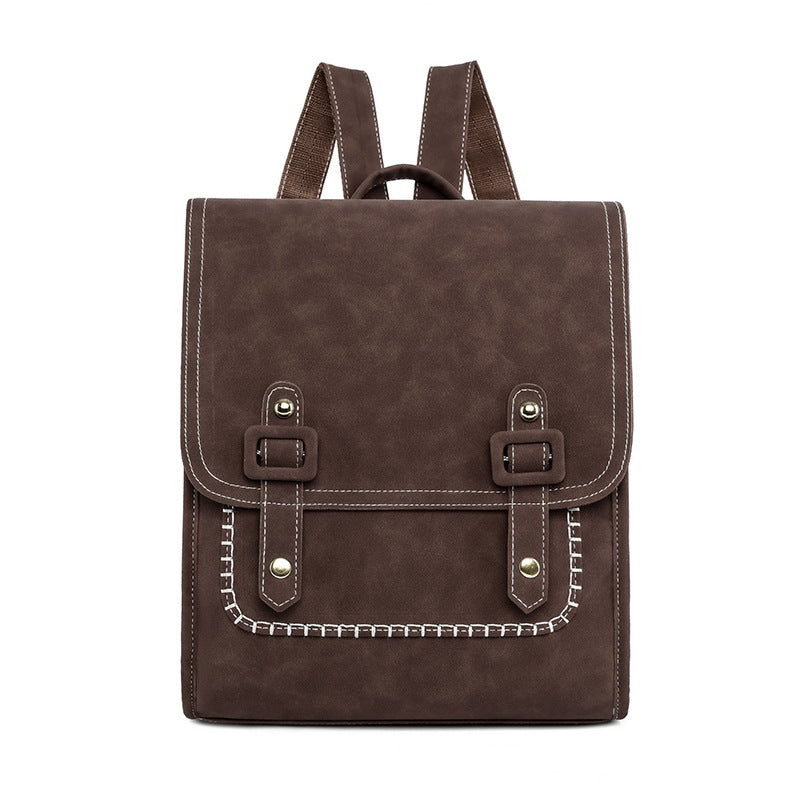 Korean-Style Women's Backpack - PU Leather Fashion Backpack with Multiple Pockets | Sarah Express
