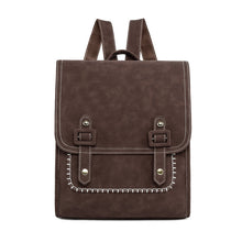 Load image into Gallery viewer, Korean-Style Women's Backpack - PU Leather Fashion Backpack with Multiple Pockets | Sarah Express