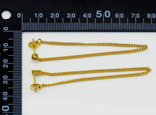 Load image into Gallery viewer, Pave Round Rectangle Stud Dangle Chain Earrings, sku#B203