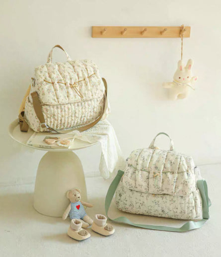 Breathable Floral Diaper Bag