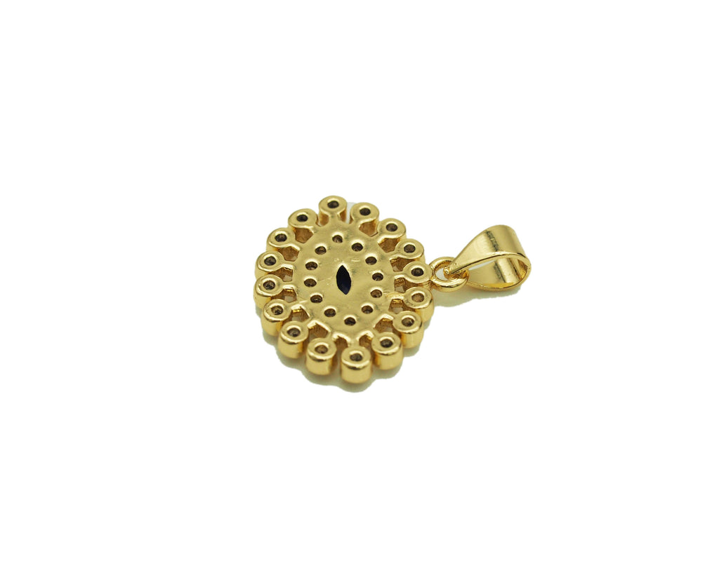 CZ Evil Eye Charm, Sku#JL91