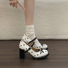 Load image into Gallery viewer, Women's Chunky Heel Slingback Mary Jane Heels – Thick Sole Block Heel Pumps