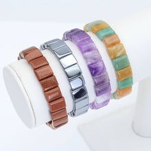 Load image into Gallery viewer, 8x12mm Rectangle Stretchy Bracelet, Sku#U1991