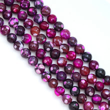 Load image into Gallery viewer, 14mm Red Pink Agate Round Smooth Beads, Sku#U1844