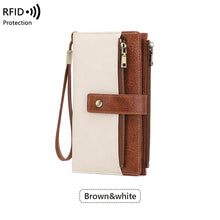 Load image into Gallery viewer, Anti-magnetic Womens Multi-Card Trifold Long Fashion Wallet