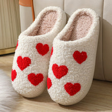 Load image into Gallery viewer, Women's Plush Embroidery Home Slippers | Suede Non-Slip Warm House Shoes