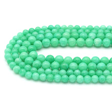 Load image into Gallery viewer, Chrysoprase Jade Round Smooth Beads, Sku#U1819c