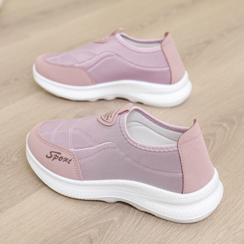Slip-On Height-Enhancing Soft-Soled Non-Slip Lightweight Sports Shoes